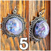 Galactic Resin Pendant Necklace - 1"