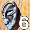 Mermaid Scale Resin Pendant Necklaces & Earrings - .5"