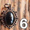Galactic Resin Pendant Necklace - 1"