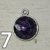 Galactic Resin Pendant Necklace - 1"