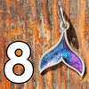 Galactic Resin Pendant Necklace - .75"