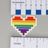 NerdyKeppie 8-Bit Heart Rainbow Gay Pride Sticker. Our NerdyKeppie 8-bit heart rainbow gay pride stickers feature a white border and the image of an 8-bit heart in a rainbow gradient of color. These 8-bit heart rainbow gay pride stickers ship from Portland, Oregon.
