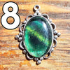 Galactic Resin Pendant Necklace - 1.25" - 1.5"