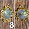 Galactic Resin Pendant Necklace - 1.25" - 1.5"