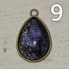 Galactic Resin Pendant Necklace - 1"