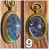 Galactic Resin Pendant Necklace - 2"