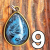 Galactic Resin Pendant Necklace - 1"