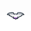 NerdyKeppie's Ace Bat Embroidered Pride Patch are shaped like their namesake and stitched on black duck cloth!