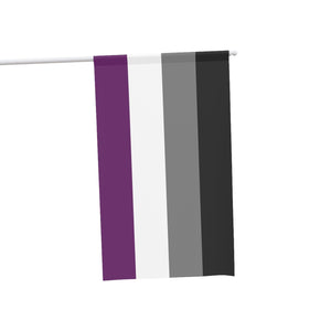 NerdyKeppie Ace Pride Flag (Indoor/Outdoor). An Asexual Pride flag made from durable, weather-resistant poly canvas: this Pride celebration flag makes a great home decoration or casual cape!