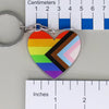 NerdyKeppie-Acrylic Heart Pride Keychain-Ace