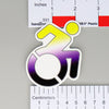 NerdyKeppie Active Accessible/Handicapped Symbol Disability Pride Sticker. This NerdyKeppie matte sticker has the Active Disability Symbol in a gradient of your chosen flag. Our gay pride sticker ships from Portland, Oregon.