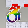 NerdyKeppie Active Accessible/Handicapped Symbol Disability Pride Sticker. This NerdyKeppie matte sticker has the Active Disability Symbol in a gradient of your chosen flag. Our gay pride sticker ships from Portland, Oregon.