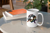 NerdyKeppie Anarchist Star of David Progress Pride Coffee Mug. Our Anarchist Star of David Progress Pride Coffee Mug is 15 ounces deep and ships directly from Portland, Oregon USA.