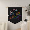 NerdyKeppie Anarchist Star of David Progress Pride Pennant. 