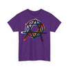 NerdyKeppie Anarchist Star of David Progress Pride Tee Shirt (UK Print Provider). A unisex cotton tee shirt with an anarchist Star of David design on it in Progress pride colors. This Progress pride tee shirt has a classic fit.