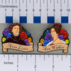 NerdyKeppie Anne & Ann Historically Queer Pride Enamel Pin. Our NerdyKeppie Historically Queer Pride enamel pin features Anne & Ann surrounded by flowers in your choice of lesbian, Progress, or rainbow gay pride colors. This pride pin ships from Portland, Oregon.