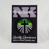 NerdyKeppie Faith & Pride Cross Enamel Pins. A Lotus pride enamel pin for our Faith & Pride project, available in twelve pride flags! This pin is 1.25 inches across and ships from Portland, Oregon USA.