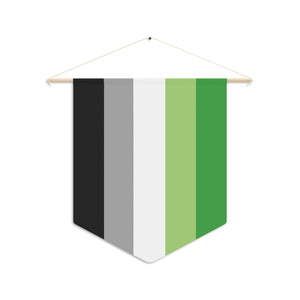 NerdyKeppie Aro Pride Pennant. 