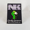 NerdyKeppie Solidarity Raised Fist Pride Enamel Pins. Raised fist Pride enamel pins from NerdyKeppie's first Kickstarter! Available in a wide selection of pride flags.