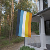 NerdyKeppie Aromantic/Asexual Pride Flag (Indoor/Outdoor). An Aromantic/Asexual Pride flag made from durable, weather-resistant poly canvas: this Pride celebration flag makes a great home decoration or casual cape!