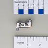 NerdyKeppie Paper Scroll Pronoun Enamel Pin. Our paper scroll pronoun enamel pin is perfect for a tasteful office friendly way to represent your identity.