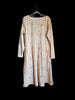 BONEYARD Bees Bees Bees 2XL long-sleeved midi dress with pockets