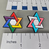 BONEYARD C-Grade Star of David Enamel Pin