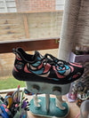 BONEYARD Casual Knit Sneakers, Trans Pride Stencil Rose - M 8/W 10.5/EU 42