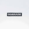 NerdyKeppie's BONEYARD "Comrade" Embroidered Patch are stitched on sturdy rectangular duck cloth and backed with vinyl fuse.