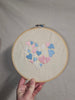 NerdyKeppie BONEYARD Embroidered Heart of Hearts Wall Art — BI PRIDE ONLY. 