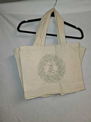 NerdyKeppie BONEYARD Embroidered Tree Of Life Tote Bags. 