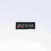 NerdyKeppie's BONEYARD "Gaymer" Embroidered Rainbow Gay Pride Patch are stitched on sturdy rectangular duck cloth and backed with vinyl fuse.