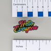 NerdyKeppie-BONEYARD "Hello Everyone" Acrylic Pride Pin-Bi