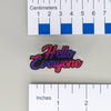 NerdyKeppie-BONEYARD "Hello Everyone" Acrylic Pride Pin-Bi