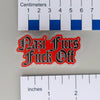 NerdyKeppie-BONEYARD "Nazi Furs Fuck Off" Acrylic Pride Pin-Red
