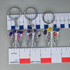 BONEYARD One-Sided Human Ribcage Pride Keychain