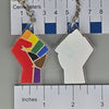 BONEYARD One-Sided Solidarity Fist More Color More Pride Keychain
