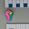 BONEYARD Solidarity Fist Pin - Not Quite Spirit of '77 Pride