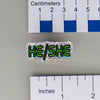 NerdyKeppie-BONEYARD Space Font Acrylic Pronoun Pin-He/Him