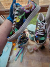 BONEYARD Synthetic Leather Rainbow Painted Floral - M 11/W 12.5/EU 45