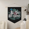 NerdyKeppie "Be They Do Crimes" Trans Pride Pennant. 
