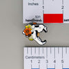 NerdyKeppie Proud to the Bone Tiger Skull Pride Enamel Pins. A tiger skull pride enamel pin for our Proud to the Bone project, wearing an adorable crown of flowers!