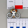 NerdyKeppie Proud to the Bone Wooly Mammoth Skull Pride Enamel Pins. A Wooly Mammoth skull pride enamel pin for our Proud to the Bone project. This prehistoric pin is wearing an adorable crown of flowers!