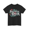 NerdyKeppie "Beautifully Queer" Cotton Rainbow Gay Pride Tee Shirt. A unisex cotton tee shirt with a "Beautifully Queer" design on it in rainbow pride colors. This gay pride tee shirt has a classic fit.