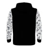 NerdyKeppie Bees Bees Bees on White Lightweight Zip Up Hoodie. 