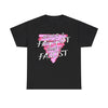 NerdyKeppie "Better A Faggot Than A Fascist" Gay Pride Pink Triangle Tee Shirt. A unisex cotton tee shirt with a "Better A Faggot Than A Fascist" design on it. This pink triangle pride tee shirt has a classic fit.