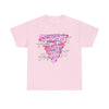 NerdyKeppie "Better A Faggot Than A Fascist" Gay Pride Pink Triangle Tee Shirt. A unisex cotton tee shirt with a "Better A Faggot Than A Fascist" design on it. This pink triangle pride tee shirt has a classic fit.