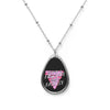 "Better A Faggot Than A Fascist" Pink Triangle Pride Necklace