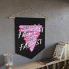 NerdyKeppie "Better a Faggot Than a Fascist" Pink Triangle Pride Pennant. 