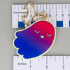 NerdyKeppie-Glow in the Dark Ghost Pride Keychain-Bi